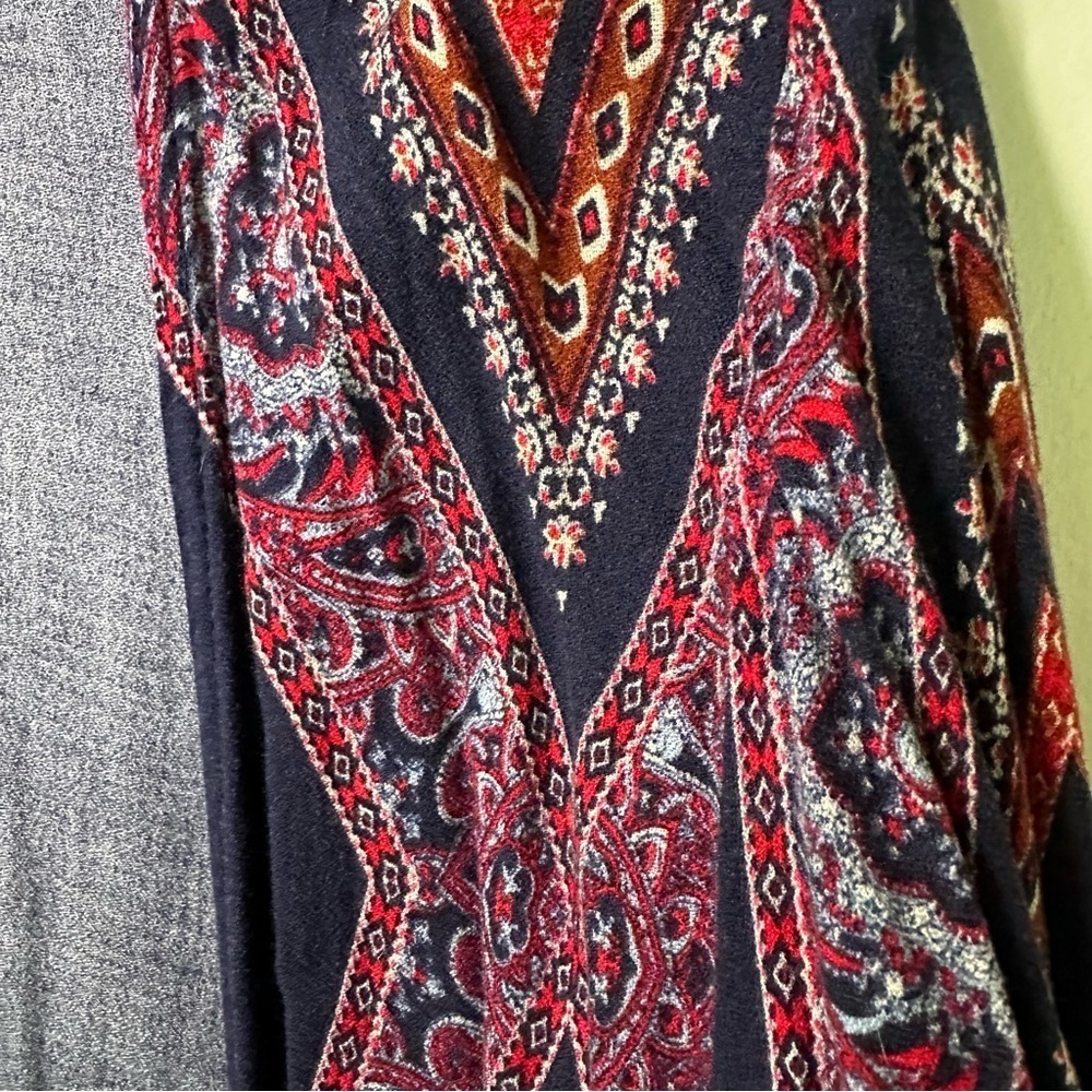 Paisley Lightweight Flounce Kimono - Picture 5 of 13